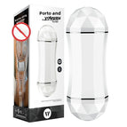 Petit modèle à vibration manuelle à pile blanc