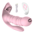 Papillon portable télécommandé à langue lécheuse Chenille (Pink)