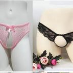 Rose + Noir / Taille unique (unisexe)