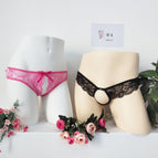 Rouge rose + Noir / Taille unique (unisexe)